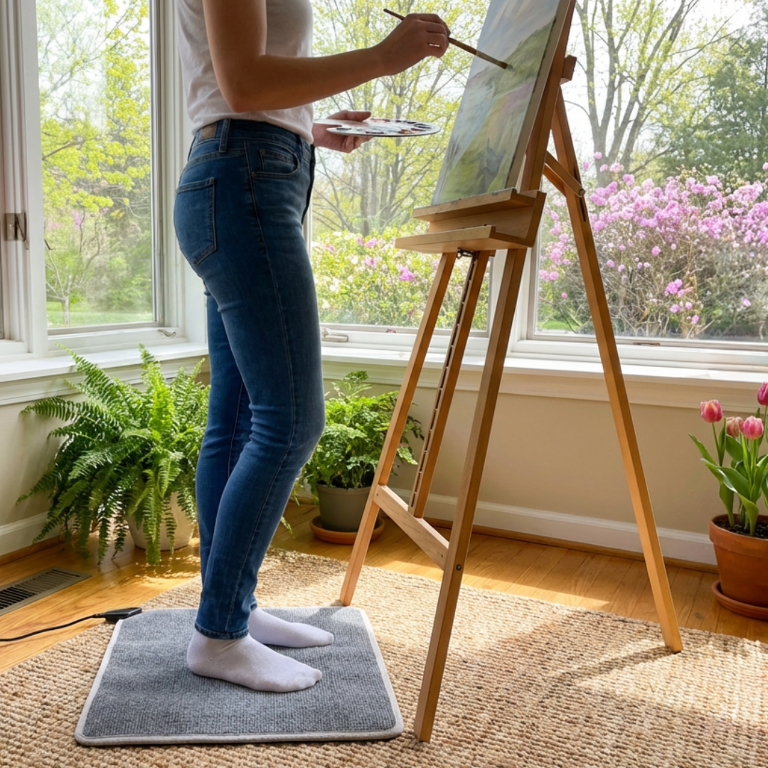 Cozy Toes™ Heated Carpet Mat