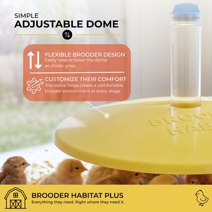 Cozy Chickens™ Brooder Habitat Plus