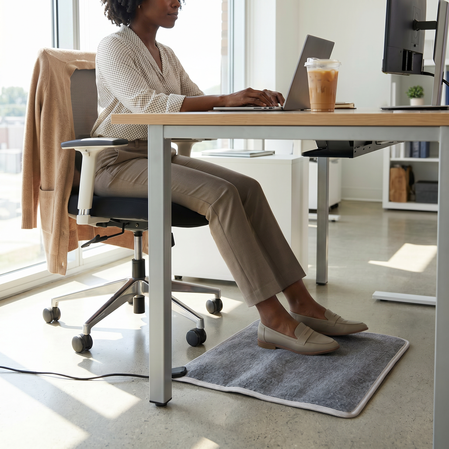 Cozy Toes™ Heated Carpet Mat