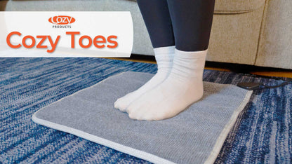 Cozy Toes™ Heated Carpet Mat
