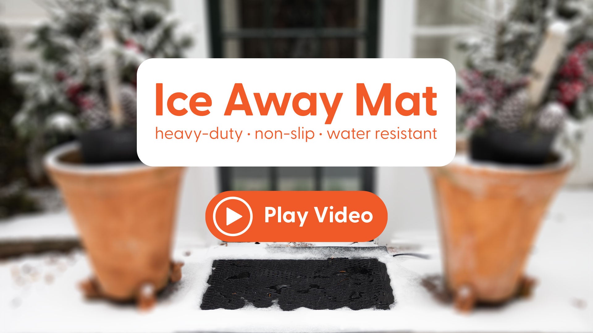 Ice-Away™ Heavy Duty Heated Outdoor Mat – Cozy Products®